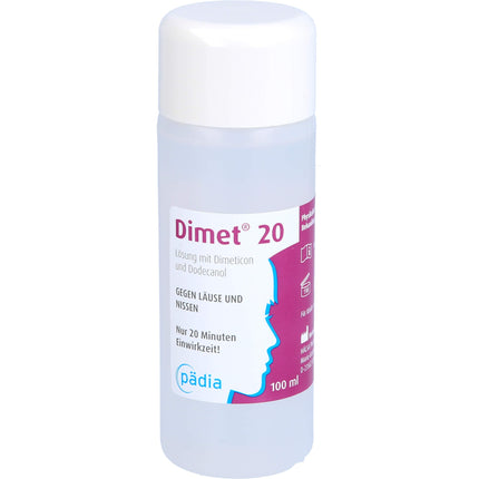 Dimet 20 solution against lice and nits, 100 ml