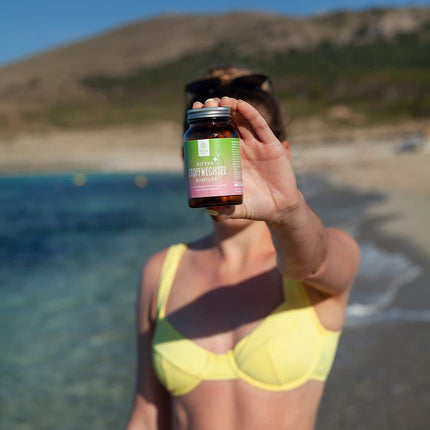 BitterLiebe® Bitter Metabolism Complex - 90 high-dose capsules with choline, zinc, vitamins &amp; bitter substances - For normal fat and energy metabolism - Vegan &amp; Made in Germany