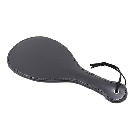 Hanyi Leather SM Paddle Fetish Bondage Role Play Spanking Paddle Sex Toy, Black