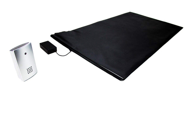 Pratoline wireless alarm mat - care aid - with mobile radio receiver - 70cm x 40cm - dementia fall prevention - stray protection