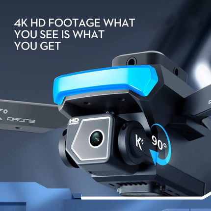 OBEST Drone with 4K Camera, RC Quadcopter with FPV Live Transmission, Obstacle Avoidance, One-Key Takeoff/Landing, Headless Mode, 3D Flips, 2 Batteries, Mini Drone for Kids Beginners