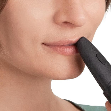 herpotherm neo for cold sores, works with concentrated heat, the original herpes pen, quick relief at the touch of a button, up to 200 applications possible with one set of batteries