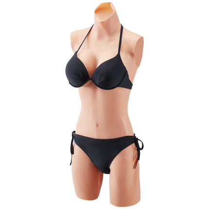VEVOR Silicone Breast Forms, Cup Size D, Realistic Skin, Filled with Cotton and Silk, High Elasticity, for Crossdresser, Transgender, Amateur, Cosplay, Drag Queen, Skin Color