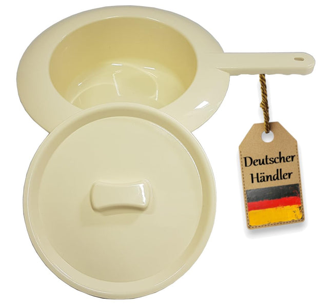 FabaCare bedpan, bedpan, bedpan, toilet pot, mobile toilet, chamber pot, potty, medical care bedpan for adults made of plastic