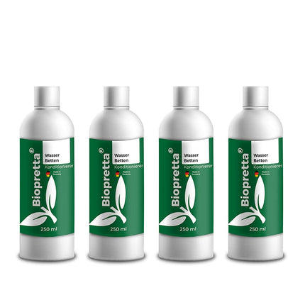 biopretta Waterbed Conditioner/Conditioner Set 4 x 250 ml - Suitable for all waterbeds - Made in Germany