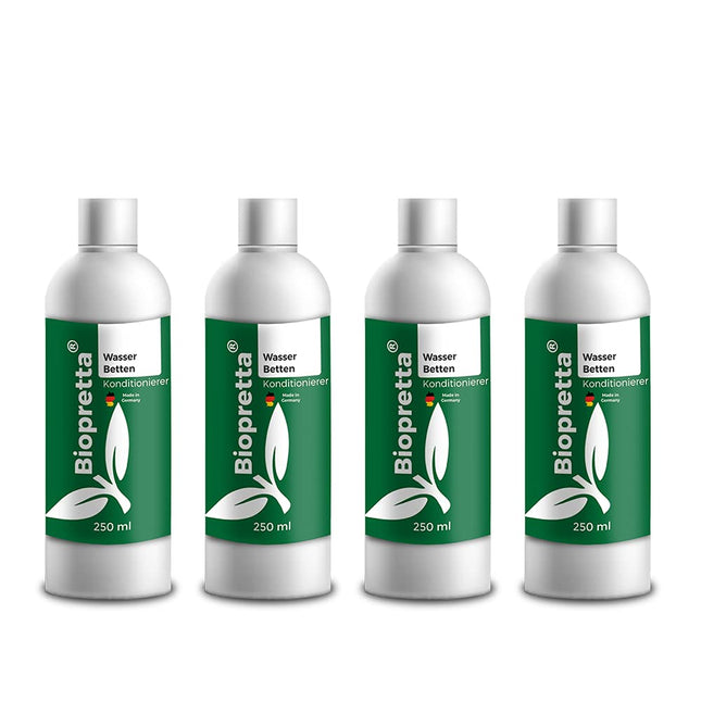 biopretta Waterbed Conditioner/Conditioner Set 4 x 250 ml - Suitable for all waterbeds - Made in Germany