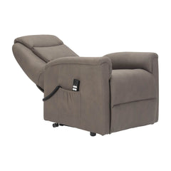 Sime ES-2 ADJUSTABLE electric recliner Zero Gravity, 2 motors, independently adjustable backrest and footrest, 2 wheels, non-deformable seat, elephant skin, electric recliner, dove grey