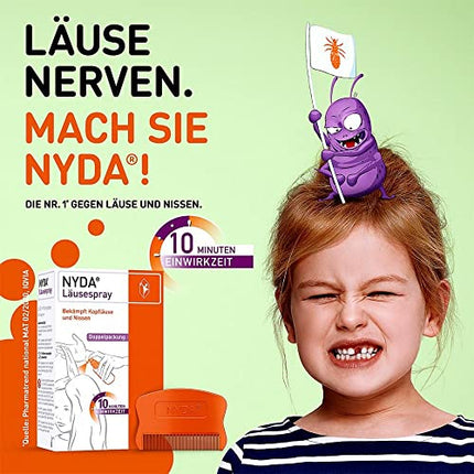 NYDA Lice Spray, 2 x 50 ml