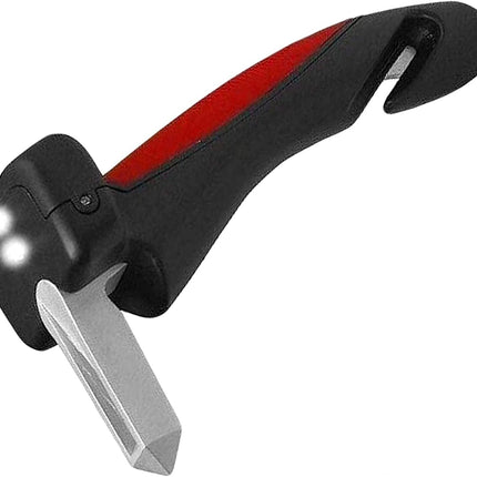 jiele Entry and Exit Aid Grab Handle, Mobility Aid for Cars, with Integrated LED Flashlight, Belt Cutter and Window Breaker, Car Cane