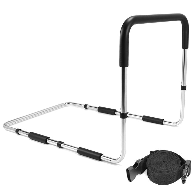QWORK® Bed Rail, Adjustable Bed Rail for Seniors, Bed Rail for Fall Prevention, Bed Handrail, for Seniors, Adults, Disabled