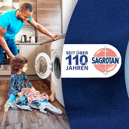Sagrotan Laundry Hygiene Rinse Heavenly Fresh Refills – Disinfectant rinse for hygienically clean and fresh laundry – 5 x 1.2 l cleaner in a practical value pack