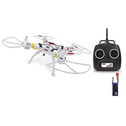 Jamara 422024 Payload GPS Drone Altitude Coming Home, Position Hold, Compass, LED direction indicator and low voltage warning, 3 flight modes up to 40 km/h, rotor blade quick change system