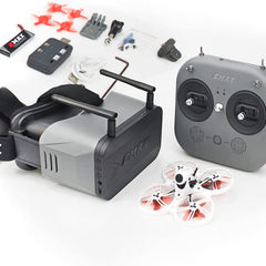 EMAX FPV Drone Tinyhawk 3 RTF Kit, First Person View Drones with Runcam Nano 4 Camera, 25-100-200 VTX Switchable, Mini Drone with Goggles and E8 Radio Transmitter for Kids Adults and Beginners