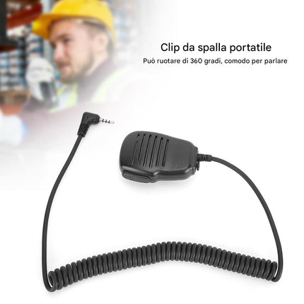 Walkie-Talkie Handheld Microphone, MH-34B4B Speaker Microphone Walkie-Talkie Handheld Microphone for VX-2R/VX-3R/VX-5R/FT-60R