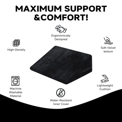 LEQC Position Pillow - Bedroom Foam Wedge Pillow (35cmx48cmx18cm), Erotic Couples Intimacy Accessories