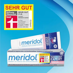 meridol Toothpaste Parodont Expert 75 ml - Toothpaste has an antibacterial effect and supports the natural healing process of the gums