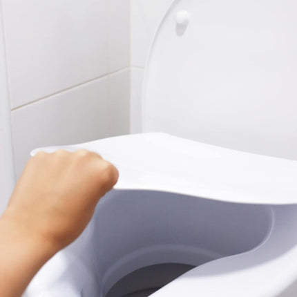PEPE Mobility - Raised Toilet Seat with Lid 10cm, White