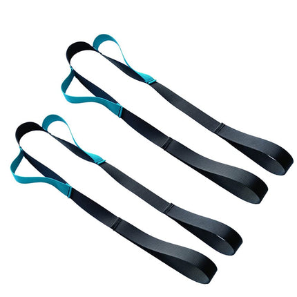 Alnicov 2-piece 41-inch multi-loop leg lift, hip and knee surgery recovery set with rigid handles for getting in and out of beds, cars and wheelchairs