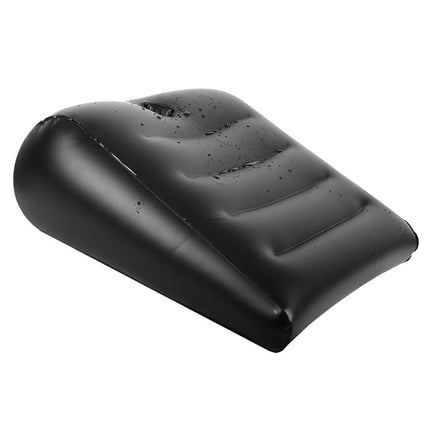 BDSMJOY Sex Furniture Set, Inflatable Sex Pillow, Erotic Pillow &amp; Ramps with Feather Tickler, Sex Dice, Blindfold, Sex Bed, Erotic Sex Toy for Both Together, Sex Toy for Couples (Black)