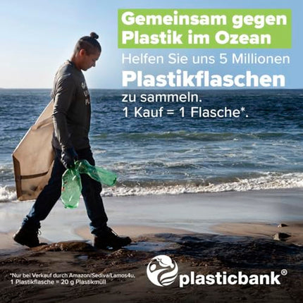 Sagrotan Laundry Hygiene Rinse Heavenly Fresh Refills – Disinfectant rinse for hygienically clean and fresh laundry – 5 x 1.2 l cleaner in a practical value pack