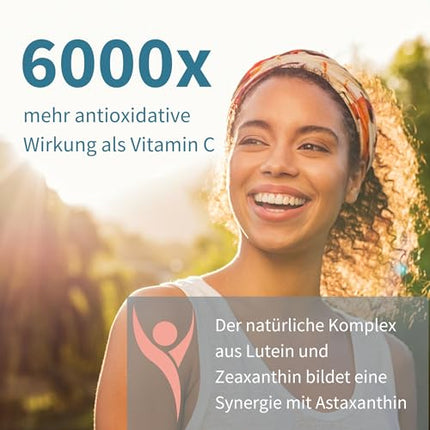 Astaxanthin Complex, vegan &amp; natural antioxidants from 42mg AstaPure, with 4mg Astaxanthin + Lutein and Zeaxanthin, 90 softgels, by Igennus