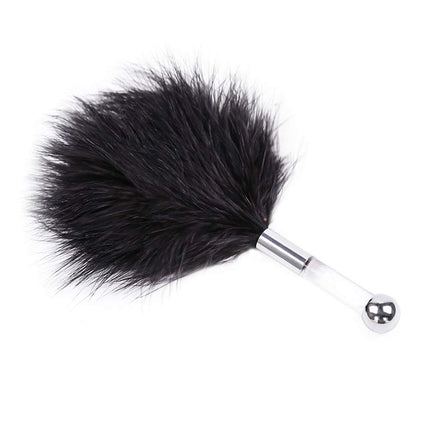 Roluck Feather Tickler Feather Flirting for Couple Men Women Feather Pompom Feather Stick for Back Chest Butt Foot Sex Game Sex Toy
