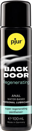 pjur BACK DOOR Regenerating Anal Glide - Water-based anal lubricant - with panthenol and soothing chamomile (100ml)