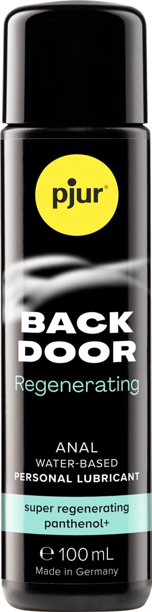 pjur BACK DOOR Regenerating Anal Glide - Water-based anal lubricant - with panthenol and soothing chamomile (100ml)