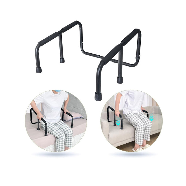 Mybow Couch Rails for Elderly People, Standing Aids, Chair Lift Assist Devices for Seniors, Handicap Couch Cane, Stand Up Mobility Aids, Seat Lifter for Chair, Couch Grab Bar, Portable Stand Frame