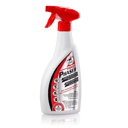 Leovet Power Phaser | Twin Pack | 2 x 550 ml | Insect repellent for horses | For repelling insects and horseflies | With natural plant oils | ADMR compliant