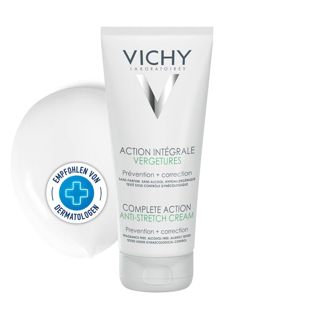 Vichy Stretch Mark Cream, Preventive and soothing cream against stretch marks, restructuring and firming effect, 200 ml