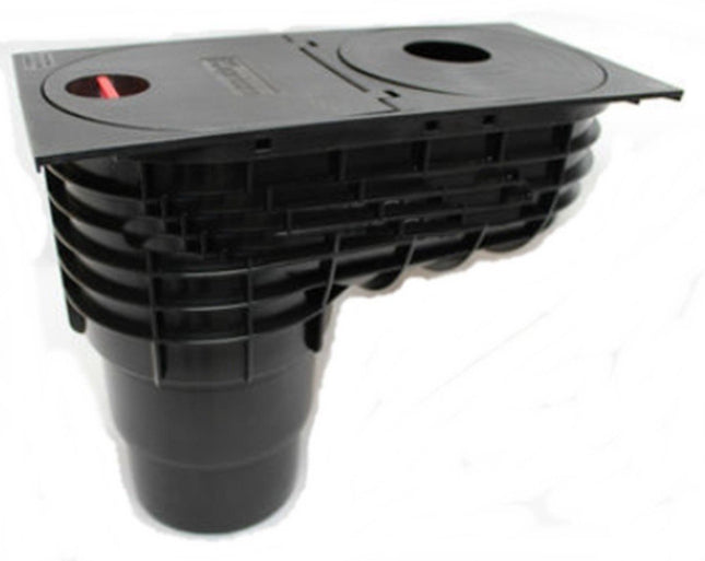 Capricorn - Downpipe drain - Rainwater drain - Gutter drain - Rain drain - Q3-black