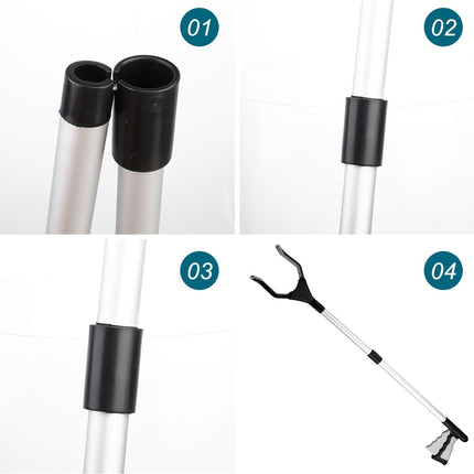 Grabber with magnetic tip Foldable grabber Grabber for seniors 82cm Garbage tongs Grabber stick with magnetic tips for the elderly, garbage collection, hand grabber