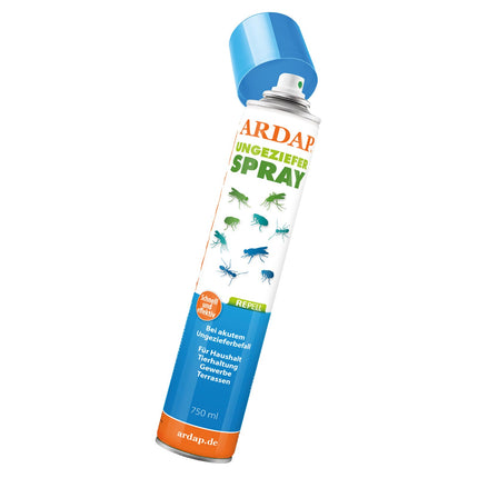 ARDAP Repell Pest Spray 750ml - Insect spray for acute pest infestation - Repellent against insect infestation - Insect spray for the home - Mosquito spray - Pest-free - Works quickly &amp; effectively (PT19)