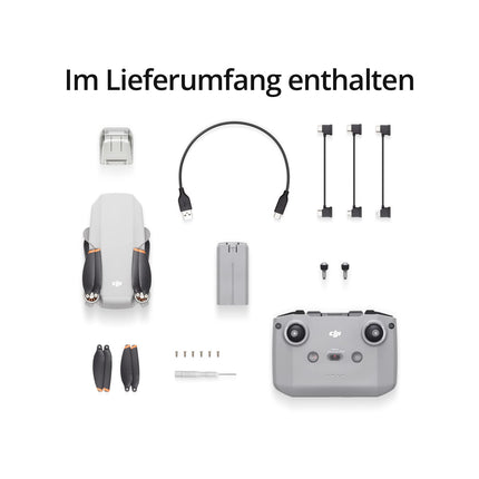 DJI Mini 2, Ultralight Foldable Camera Drone, 3-Axis Gimbal with 4K Camera, 12 MP, 31 min Flight Time, OcuSync 2.0, 10 km HD Video Transmission, QuickShots, Drone for Beginners, Gray