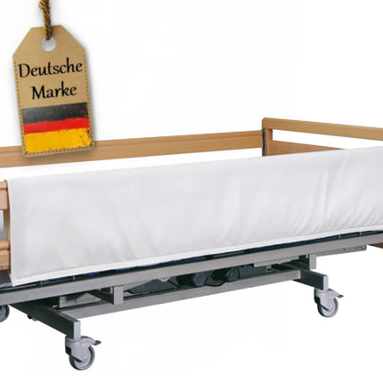 FabaCare side rail padding for nursing bed, upholstery for side rails, high-quality artificial leather with foam, special sealing, with zipper