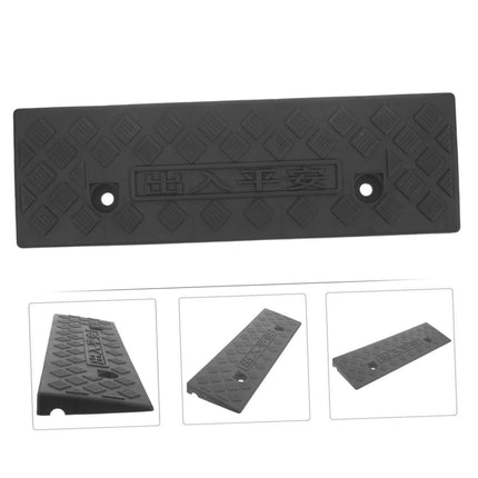 ULTECHNOVO 2 Pack Threshold Ramps for Loading and Stairs – Easy-to-Install Robust Rubber Ramp for Vehicles and Wheelchair Access