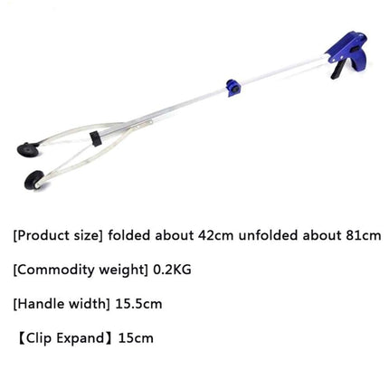 Aluminum Grabber Hand Gripper Home Garbage Tongs Reacher Pick Up Stick Gripper Arm Long Arm Grabber Extension Litter Picker Grabber Reacher Garden Assistance Picker Helping Hand Tool For Elderly People