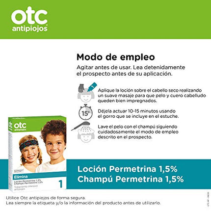 Otc Antipiojos 1 Locion +Cham Permetrina