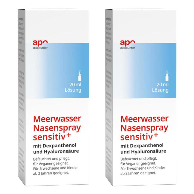 Nourishing Nasal Spray Hyaluron &amp; Dexpanthenol from apodiscounter (2x 20 ml)
