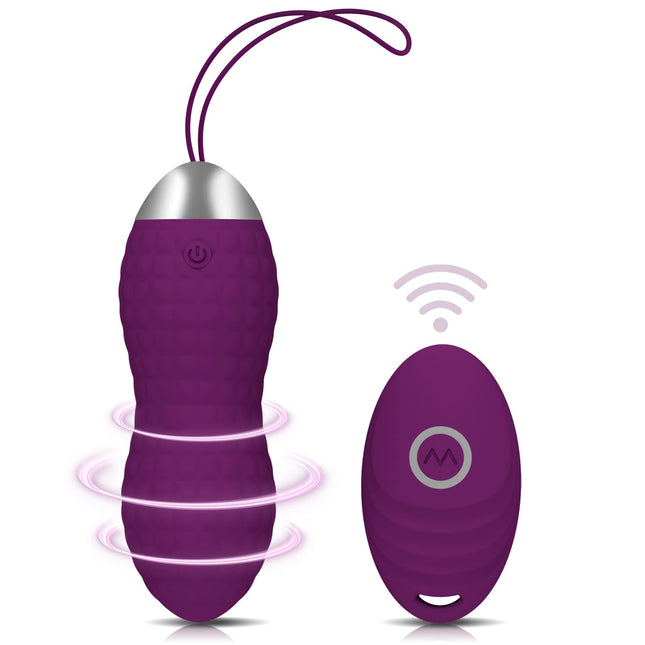 Love Balls Vibration, Allmay Waterproof Bullet Vibrators, G-spot and Clitoris Stimulation Sex Toy with Wireless Remote Control, 10 Vibration Modes for Women, Couples