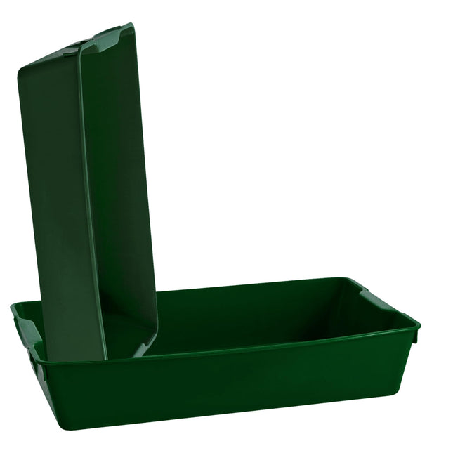 KRONLY 2 pieces sturdy planting bowl without bottom holes – 58 x 33 x 11 cm – pricking out tray for plants tub bowls garden cultivation