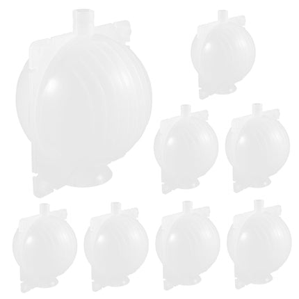 Yardwe 8pcs Box Plant Root Ball Propagator High Pressure Propagation Box Grafting Root Box Garden Tree Height Branch Pressing Device 8pcs Small Transparent Color