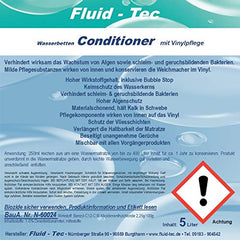 Fluid-Tec 1 x 5 liter canister waterbed conditioner waterbed care waterbed accessories for all waterbeds + drain tap - 7.60€/Ltr.