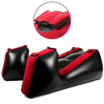 Multi-position Bondage Ramp Inflatable Armchair Bed Inflatable Chair Sofa Lounge Split Legs SM Chair Pillow Couch with Handcuffs Ankle Cuffs