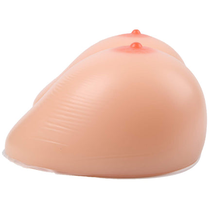 IVITA Cup B Silicone Breast Forms Crossdresser Cosplay Transgender Prosthesis Mastectomy Fake Breasts Lifelike Breast (Beige, Cup B Size, 600g/Pair, Dimensions (LWH): 15 * 10.9 * 5.5cm)