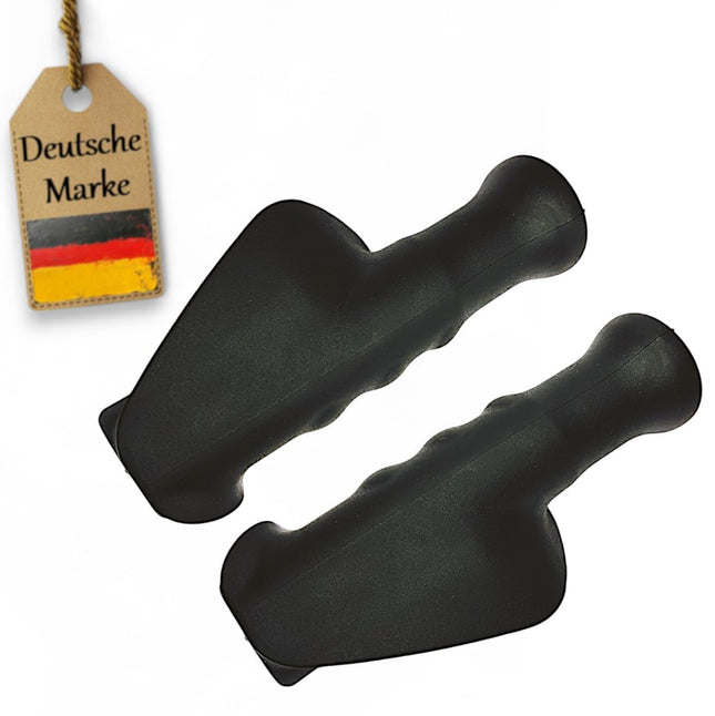 2x handles for rollators, 125x22 mm from FabaCare, ergonomically shaped, replacement handles, rollator handle, rollator holder, right and left, hand grip for mobility aid