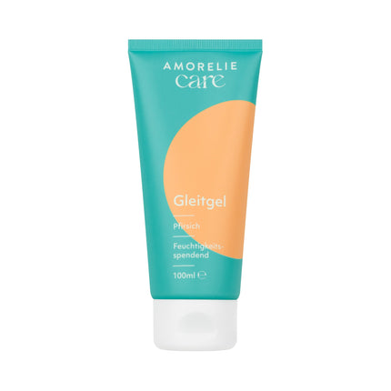 AMORELIE Care – Peach Flavored Lubricant Edible Water-Based Vegan (100ml)