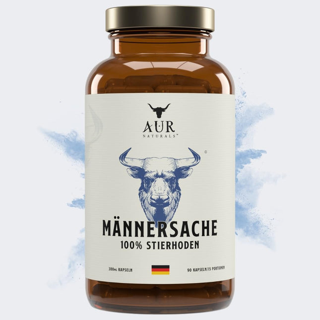 MEN'S THING (200 Capsules) - The natural power of bull testicles, dietary supplement for active men, 100% beef testicles from the Allgäu region; Male Performance