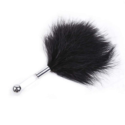 Bondage Set Feather Tickler Stroker, Love Feather &amp; Pampering Massage Feather Pompom BDSM Fetish Sex Toy for Couples SM Sex Toy